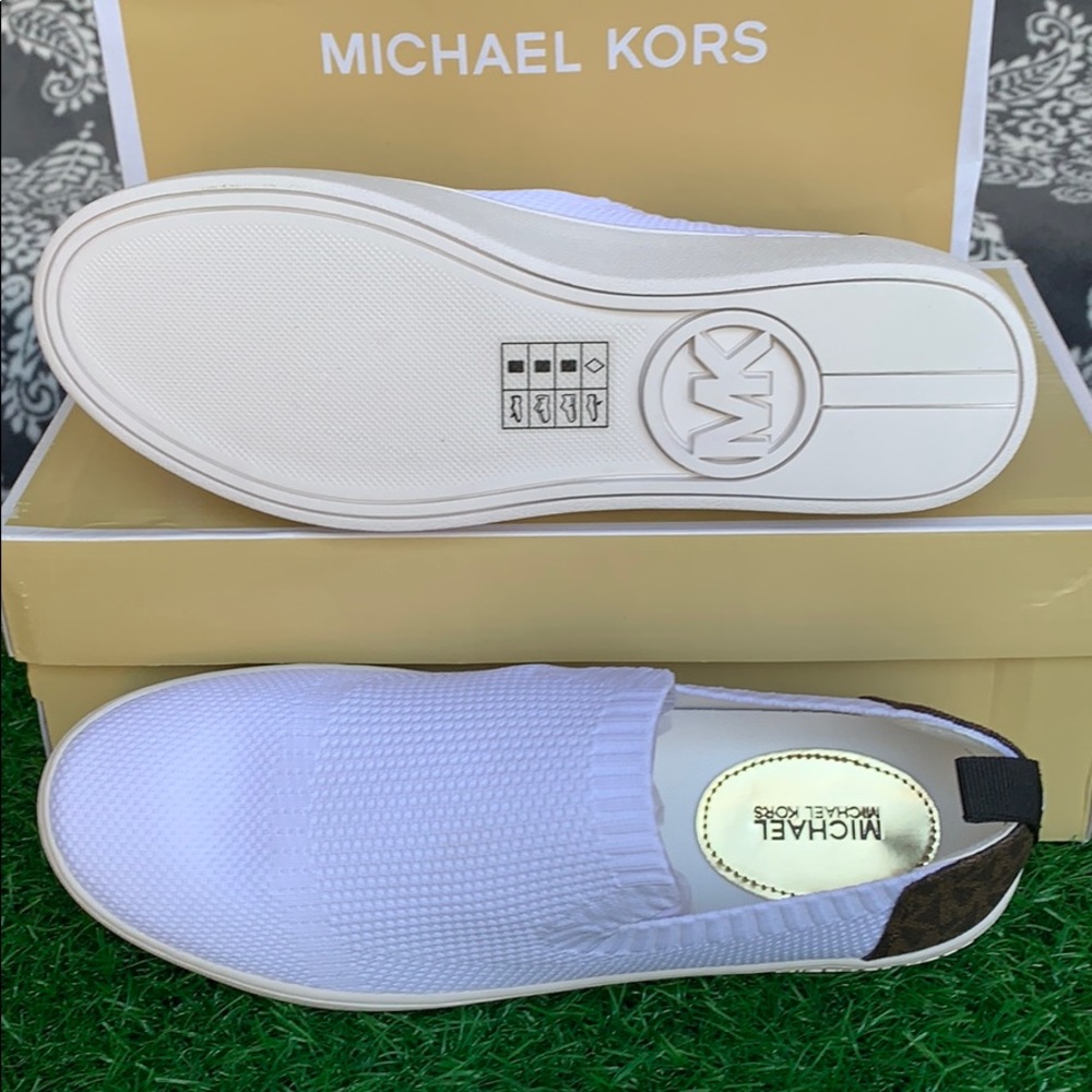 MICHAEL KORS SARINA SLIP ON SOFT STRETCH KNIT OpWh - Picture 3 of 16